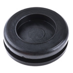 Essentra Black PVC 19mm Cable Grommet for Maximum of 15.5mm Cable Dia.