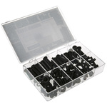 HellermannTyton Black PVC Cable Grommet Kit