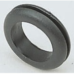 Legrand Black PVC 10mm Cable Grommet for Maximum of 6mm Cable Dia.