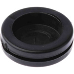 RS PRO Black PVC 25mm Cable Grommet for Maximum of 20.5mm Cable Dia.