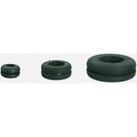 SES Sterling Black Polychloroprene 11mm Cable Grommet for Maximum of 9mm Cable Dia.