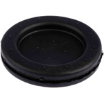 SES Sterling Black Polychloroprene 47mm Cable Grommet for Maximum of 36mm Cable Dia.