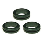 SES Sterling Black PVC 14mm Cable Grommet for Maximum of 9mm Cable Dia.