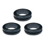 Shaanxi Machinery & Equipment Black PVC 22mm Cable Grommet
