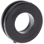 RS PRO Black PVC 22mm Cable Grommet for Maximum of 14mm Cable Dia.