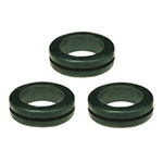 SES Sterling Black PVC 22mm Cable Grommet for Maximum of 14mm Cable Dia.
