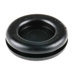 SES Sterling Black PVC 20mm Cable Grommet for Maximum of 13.5mm Cable Dia.