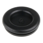 SES Sterling Black PVC 22mm Cable Grommet for Maximum of 16mm Cable Dia.
