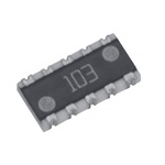 KOA, CND 10kΩ ±5% Bussed Array Resistor, 10 Resistors, 2512 (6432M), Concave SMT