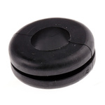 HellermannTyton Black PVC 19mm Cable Grommet for Maximum of 12mm Cable Dia.