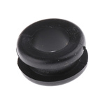 HellermannTyton Black PVC 13.5mm Cable Grommet for Maximum of 10mm Cable Dia.