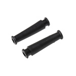 HellermannTyton Black PVC 8mm Cable Grommet for Maximum of 5.5mm Cable Dia.