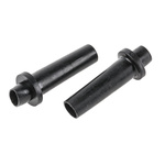 HellermannTyton Black PVC 8.8mm Cable Grommet for Maximum of 6.5mm Cable Dia.