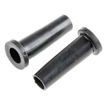 HellermannTyton Black PVC 8.8mm Cable Grommet for Maximum of 6.5mm Cable Dia.