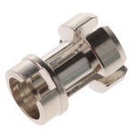 Lemo Silver Brass Cable Grommet for 2.3 → 3.2mm Cable Dia.