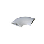 RS PRO 100mm Grey Cable Cover in PVC, 17 x 10mm Inside dia.