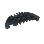 RS PRO 200mm Black Cable Cover in Rubber, 34mm Inside dia.