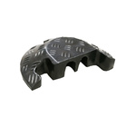 RS PRO 160mm Black Cable Cover in Rubber, 38 x 35mm Inside dia.