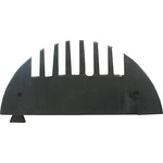 RS PRO 185mm Black Cable Cover in PVC, 2 x 20mm Inside dia.