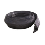 RS PRO 4m Black Cable Cover in Rubber, 40mm Inside dia.