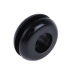 RS PRO Black PVC 7.4mm Cable Grommet for Maximum of 5mm Cable Dia.