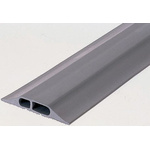 Vulcascot 3m Grey Cable Cover in Rubber, 25 x 10 & 15 x 10mm Inside dia.