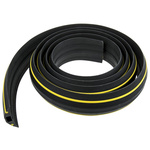Vulcascot 3m Black/Yellow Cable Cover, 14 x 8mm Inside dia.