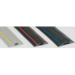Vulcascot 9m Black/Yellow Cable Cover, 14 x 8mm Inside dia.