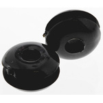 RS PRO Black PVC 6mm Cable Grommet for Maximum of 3mm Cable Dia.