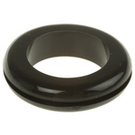 RS PRO Black PVC 25.1mm Cable Grommet for Maximum of 18.9mm Cable Dia.