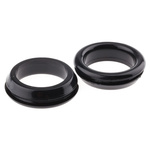 RS PRO Black PVC 26mm Cable Grommet for Maximum of 20.8mm Cable Dia.