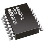 Bourns Isolated Resistor Network 1kΩ ±2% 8 Resistors, 1.28W Total, SOM package 4800P Standard SMT