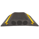 Vulcascot 178mm Black/Yellow Cable Cover, 23mm Inside dia.