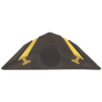 Vulcascot 127mm Black, Grey Cable Cover, 23mm Inside dia.