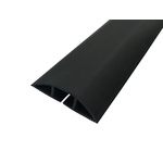 RS PRO 1.83m Black Cable Cover in PVC, 14.8mm Inside dia.