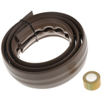 RS PRO 1.83m Brown Cable Cover in PVC, 19mm Inside dia.