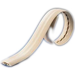 RS PRO 1m White Cable Cover in PVC, 19 x 10.9mm Inside dia.