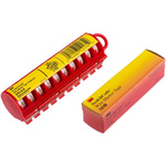 3M SDR Adhesive Cable Marker Kit, Red, Pre-printed "0 → 9"