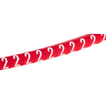 HellermannTyton Helagrip Slide On Cable Markers, White on Red, Pre-printed "2", 1 → 3mm Cable
