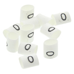 TE Connectivity Heat Shrink Cable Markers, White, Pre-printed "0", 1 → 3mm Cable