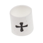TE Connectivity Heat Shrink Cable Markers, White, Pre-printed "+", 1 → 3mm Cable