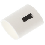 TE Connectivity TRSA Heat Shrink Cable Markers, White, Pre-printed "-", 1 → 3mm Cable