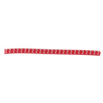 HellermannTyton Helagrip Slide On Cable Markers, White on Red, Pre-printed "2", 2 → 5mm Cable, for Cables & Wires