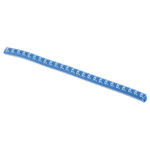 HellermannTyton Helagrip Slide On Cable Markers, White on Blue, Pre-printed "6", 2 → 5mm Cable