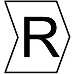 HellermannTyton Helagrip Slide On Cable Marker, Black on White, Pre-printed "R", 2 → 5mm Cable