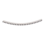 HellermannTyton Helagrip Slide On Cable Markers, Black on White, Pre-printed "F", 2 → 5mm Cable