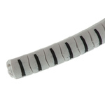 HellermannTyton Helagrip Slide On Cable Markers, Black on White, Pre-printed "I", 2 → 5mm Cable