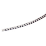 HellermannTyton Helagrip Slide On Cable Markers, Black on White, Pre-printed "9", 2 → 5mm Cable