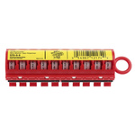 3M ScotchCode™ Adhesive Cable Marker Kit, White, Pre-printed "0 → 9"