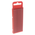 HellermannTyton WIC1 Snap On Cable Markers, Red, Pre-printed "2", 2 → 2.8mm Cable